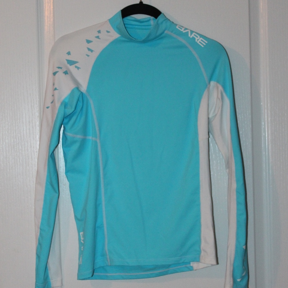 Bare Rashguard blue and white women's size medium